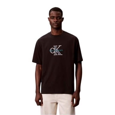 Calvin Klein Mens Text Logo T-Shirt (Black)