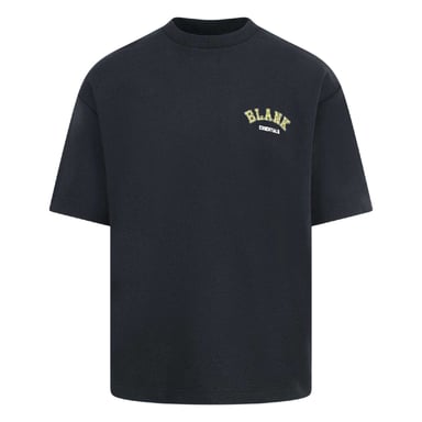 Blank Essentials Mens College Oversized T-Shirt (Black)