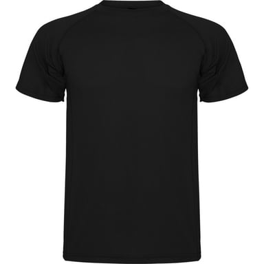 Roly Childrens/Kids Montecarlo Sports T-Shirt (Solid Black)