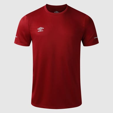 Umbro Mens Crew Neck Athletic T-Shirt (Red)