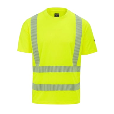 Dunlop Mens Lightweight Hi-Vis T-Shirt (Yellow)