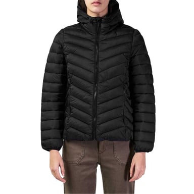 SoulCal Womens/Ladies Bubble Hooded Padded Jacket (Black)