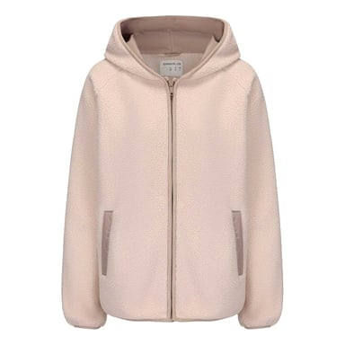 SoulCal Womens/Ladies Relaxed Fit Fleece Jacket (Beige)