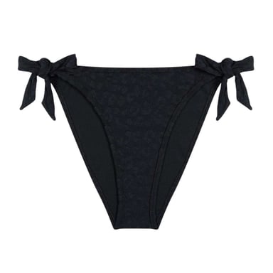 Chelsea Peers Womens/Ladies Leopard Print Side Tie Bikini Bottoms (Black)
