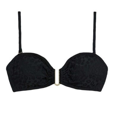Chelsea Peers Womens/Ladies Leopard Print Bikini Top (Black)