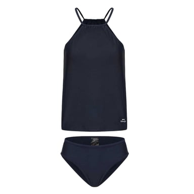 Slazenger Womens/Ladies Logo Tankini Set (Navy)
