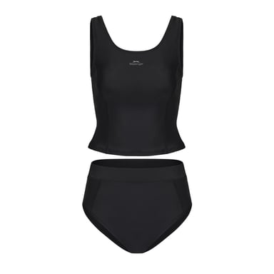 Slazenger Womens/Ladies Tankini Set (Black)