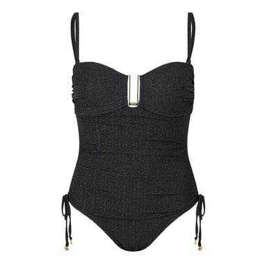 Biba Womens/Ladies Zebra Print One Piece Swimsuit (Black)