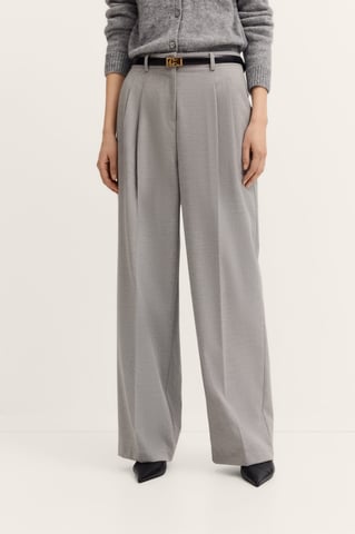 Bugatti Damen Freizeithose mit doppelter Bundfalte & normaler Passform
