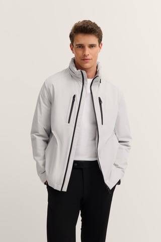 Bugatti Herren Regenjacke Regular Fit mit Kapuze & Stehkragen