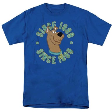 Scooby Doo Unisex Adult Since 1969 T-Shirt (Royal Blue)