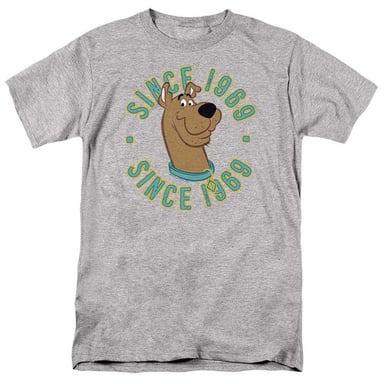 Scooby Doo Unisex Adult Since 1969 T-Shirt (Athletic Heather)