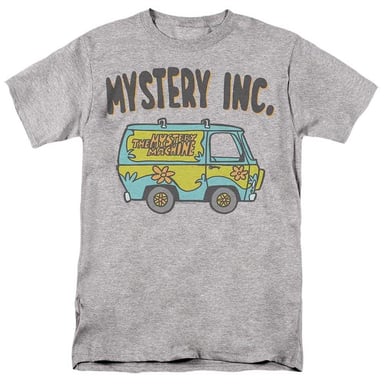 Scooby Doo Unisex Adult The Double M Heather T-Shirt (Athletic Heather)