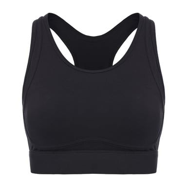 LA Gear Womens/Ladies Snug Fit Sports Bra (Black)