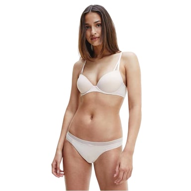 Calvin Klein Demi-beugelbeha voor dames (Beige Buff)