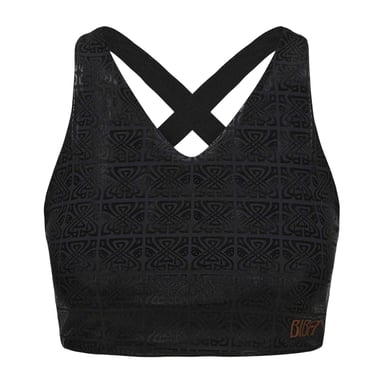 Biba Womens/Ladies Move V Neck Sports Bra (Black)