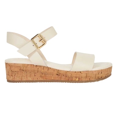 Dune London Womens/Ladies Leather Platform Sandals (Ecru)