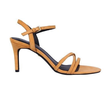 Biba Womens/Ladies Leather Stiletto Heel Sandals (Tan)