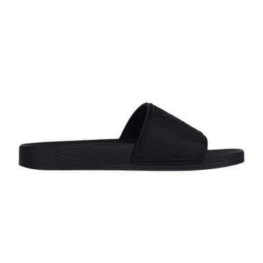 Biba Womens/Ladies Biba Rubber Padded Strap Beach Sliders (Black)