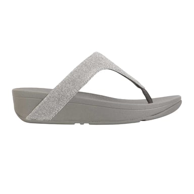 FitFlop Womens/Ladies Lottie Glitzy Thong Strap Sandals (Gunmetal)
