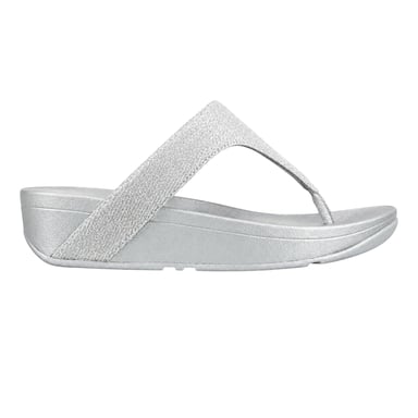 FitFlop Womens/Ladies Lottie Glitzy Thong Strap Sandals (Silver)