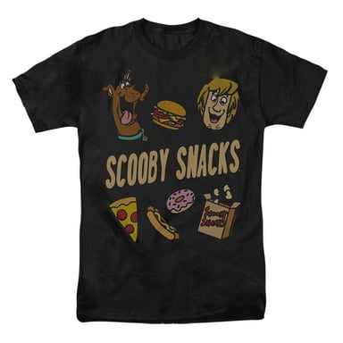 Scooby Doo Unisex Adult Munchies T-Shirt (Black)