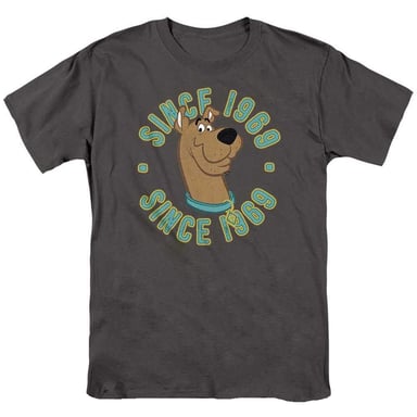 Scooby Doo Unisex Adult Since 1969 T-Shirt (Charcoal)