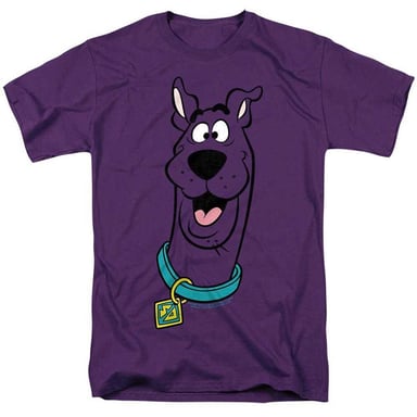 Scooby Doo Unisex Adult Scooby Doo T-Shirt (Purple)