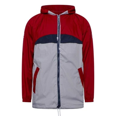 Patrick Mens Classic Hooded Cagoule (Red)