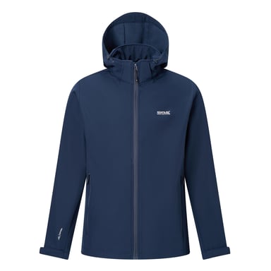 Regatta Mens Denvo Wind Resistant Soft Shell Jacket (Navy)