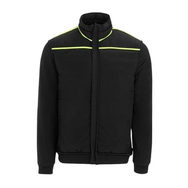 Dunlop Mens Baffled Hybrid Jacket (Black)