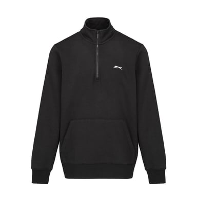 Slazenger Mens Quarter Zip Fleece (Black)