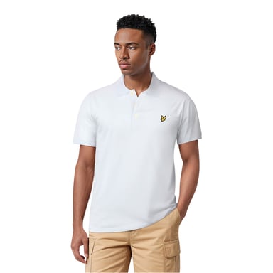 Lyle & Scott Mens Short-Sleeved Polo Shirt (White)