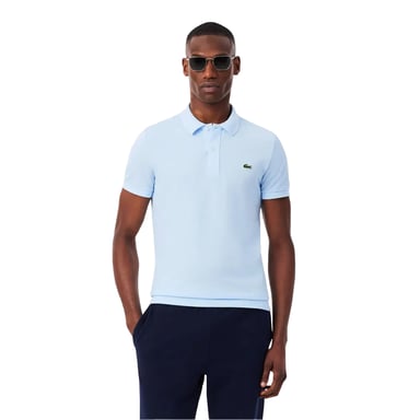 Lacoste Mens Pima Cotton Short-Sleeved Polo Shirt (Blue)