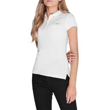 Tommy Hilfiger Womens/Ladies Heritage Slim Short-Sleeved Polo Shirt (White)