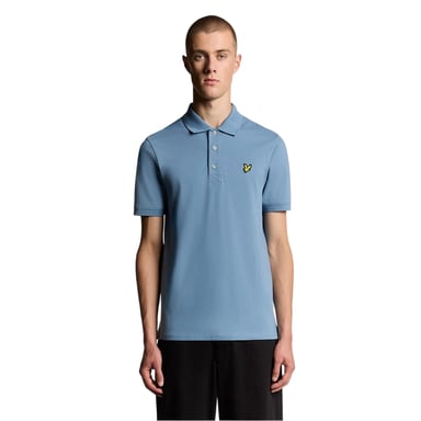 Lyle & Scott Mens Short-Sleeved Polo Shirt (Ocean Sky)