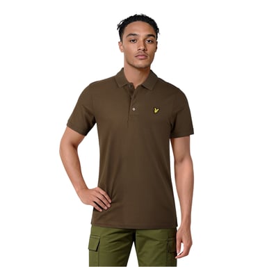 Lyle & Scott Mens Short-Sleeved Polo Shirt (Olive)