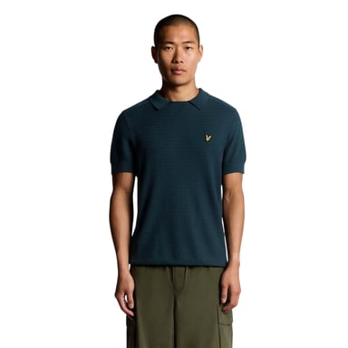 Lyle & Scott Mens Short-Sleeved Polo Shirt (Apres Navy)