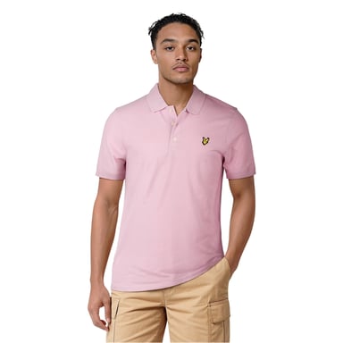 Lyle & Scott Mens Short-Sleeved Polo Shirt (Light Pink)