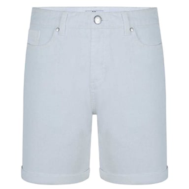 Be You Womens/Ladies Denim Jean Shorts (White)