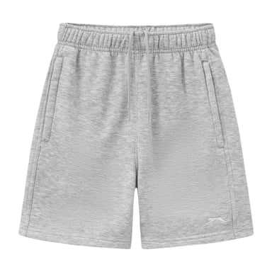 Slazenger Childrens/Kids Slaz Fleece Shorts (Grey Marl)