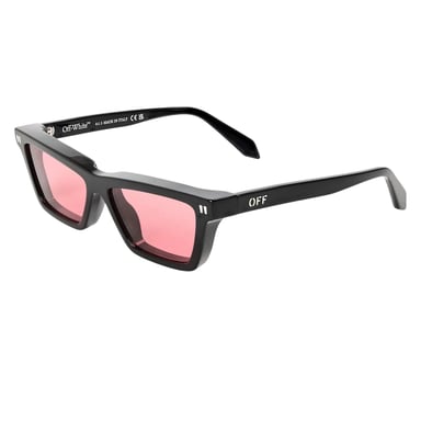 Off-White Womens/Ladies Cambridge Square Sunglasses (Black/Red)