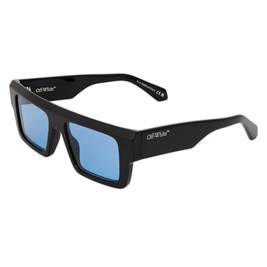 Off White Mens Minneapolis Rectangle Sunglasses (Black/Blue)