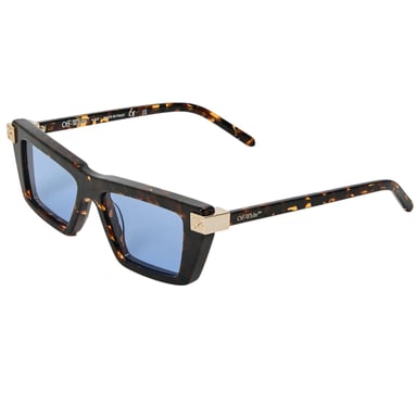 Off-White Womens/Ladies Beaumont Rectangular Sunglasses (Blue/Black)