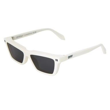Off-White Womens/Ladies Cambridge Square Sunglasses (White/Dark Grey)