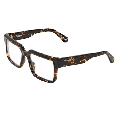 Off White Unisex Adult Style 8m Tortoise Shell Sunglasses (Dark Havana Brown)