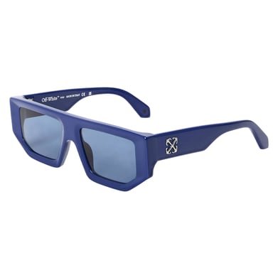Off White Womens/Ladies Vancouver Rectangular Sunglasses (Blue)