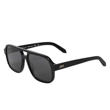 Off White Unisex Adult Forks Sunglasses (Black/Dark Grey)