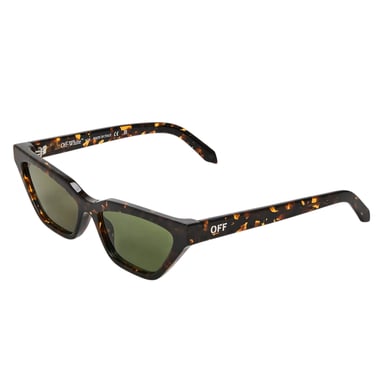 Off White Unisex Adult Madison Sunglasses (Havana/Green)