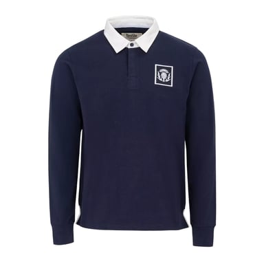 KooGa Mens Scotland Long-Sleeved Rugby Shirt (Royal Blue)